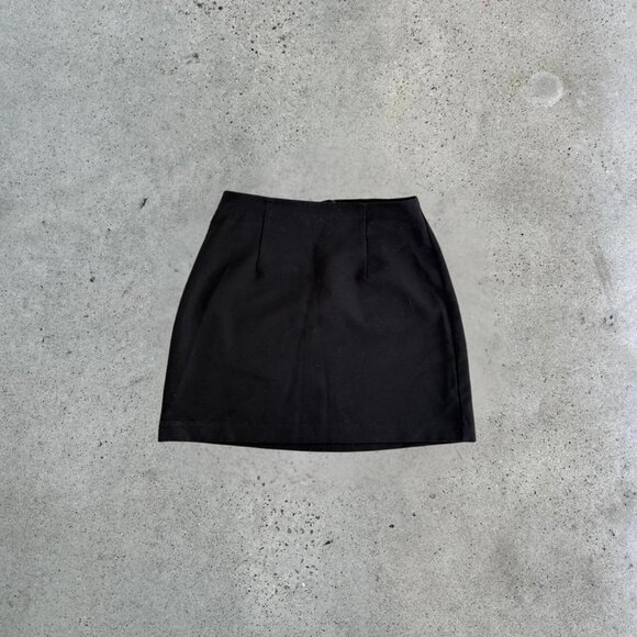 90s Black mini skirt - Picture 1 of 6